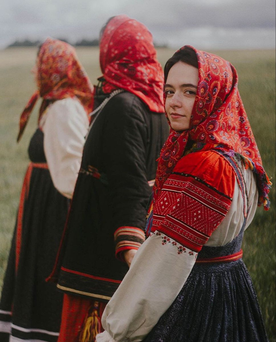 Women in Slavic costumes in Makasar