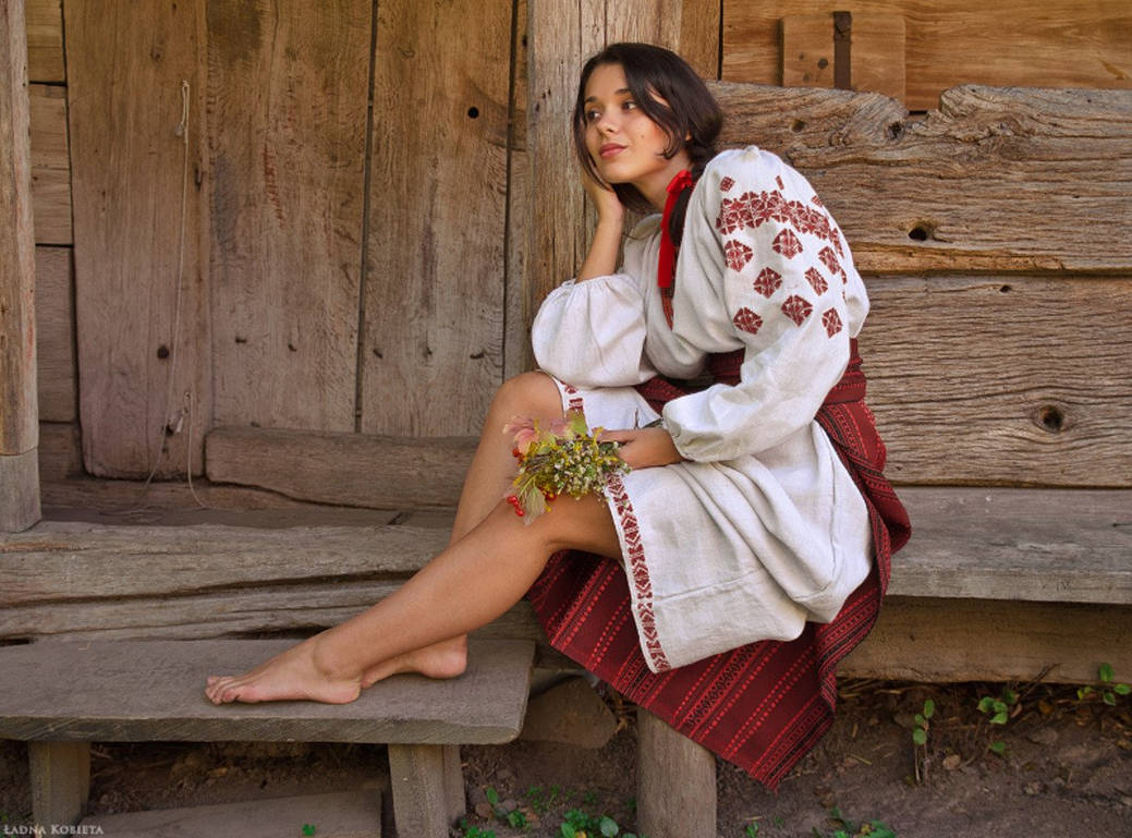 Women in Slavic costumes in Makasar