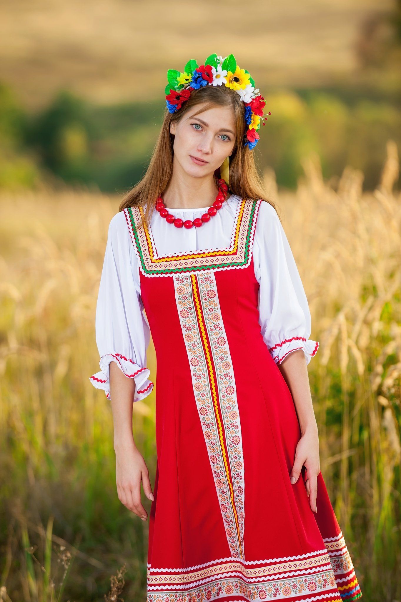 Women in Slavic costumes in Makasar