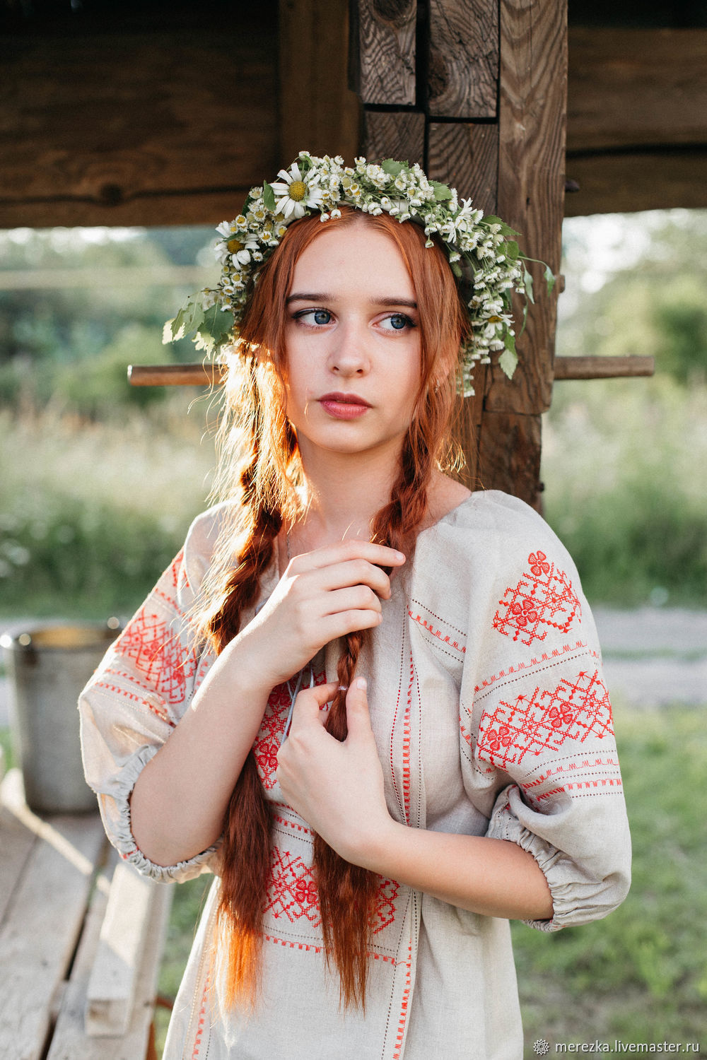 Girls in Slavic costumes in Makasar