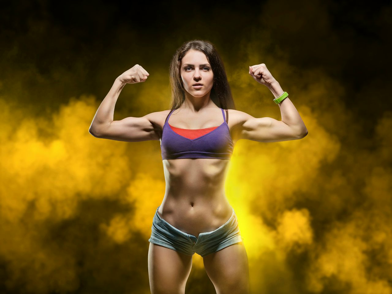 Athletic girls in Makasar